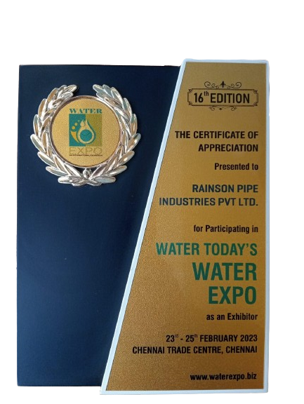 Rainson Pipe Industries Pvt. Ltd. participated in Water Today's Water Expo 2023
