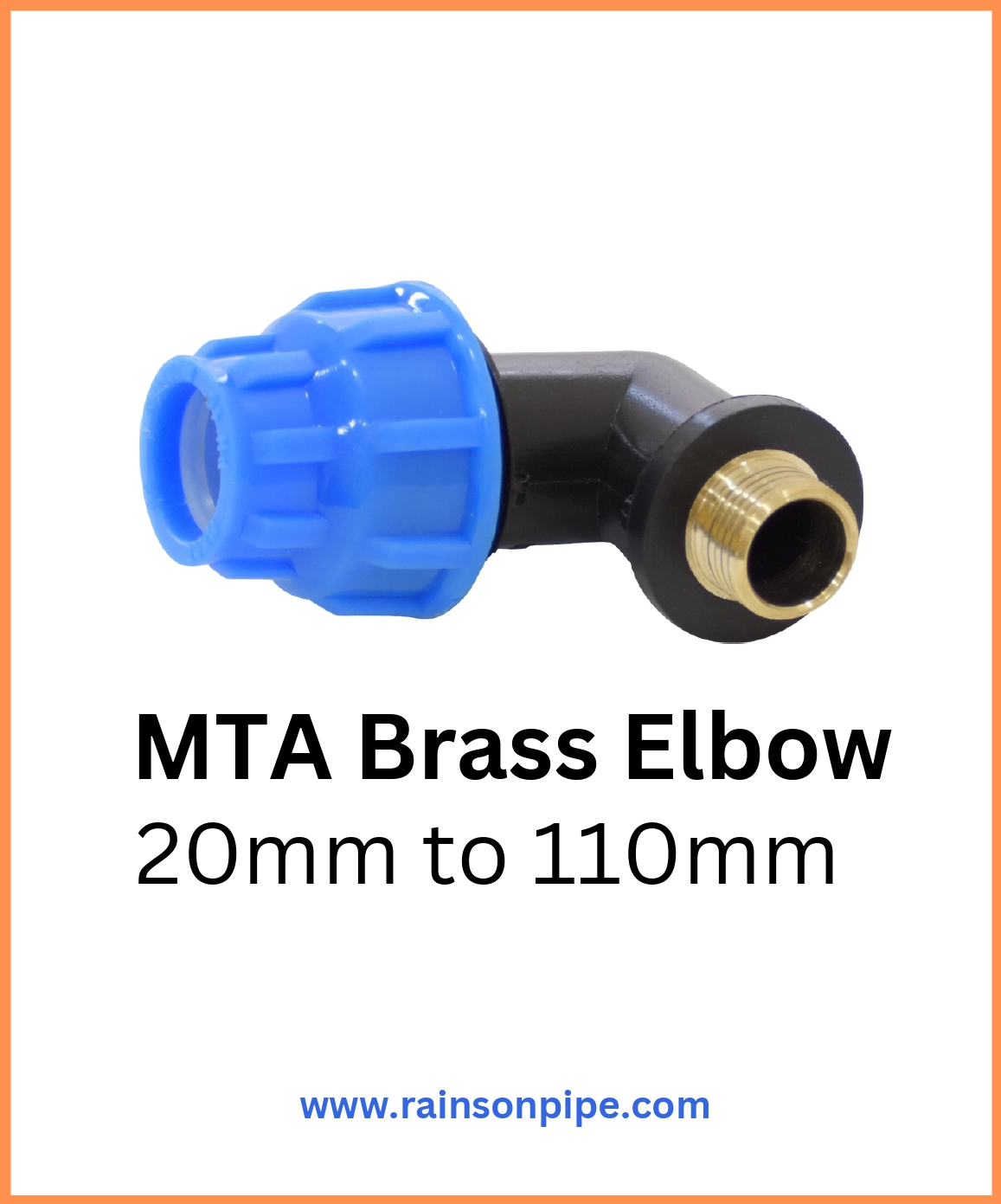 Compression MTA Brass Elbow