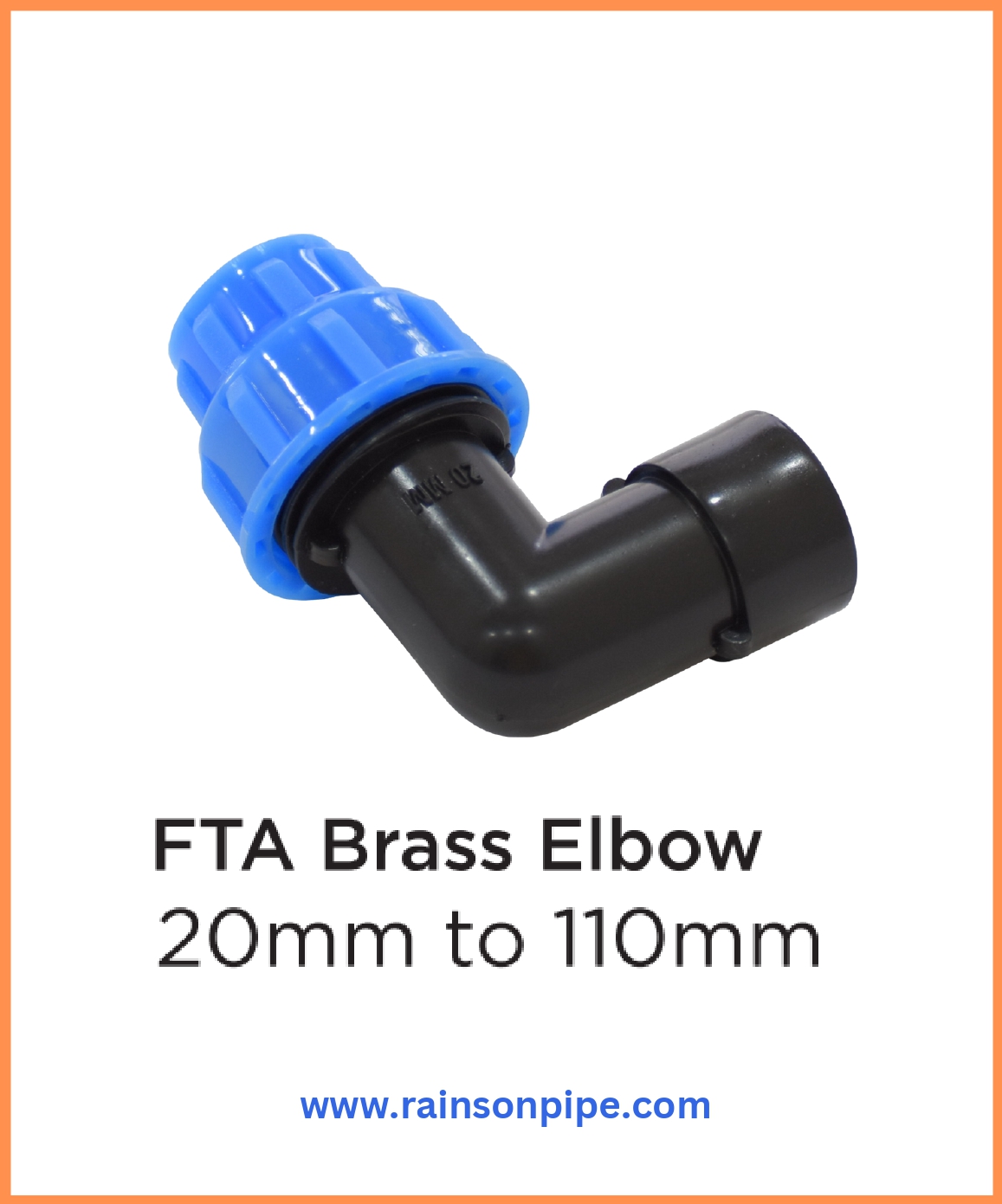 Compression FTA Brass Elbow
