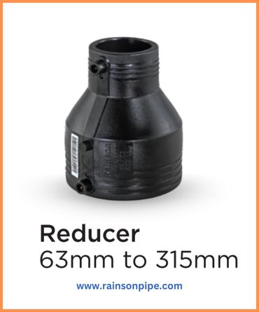 Electrofusion reducer from sizes 63mm to 315mm for efficient installations