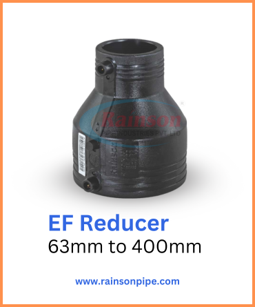 Electrofusion reducer from sizes 63mm to 400mm for efficient installations