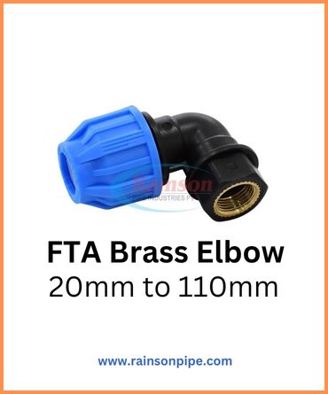 Compression Fitting FTA Brass Elbow