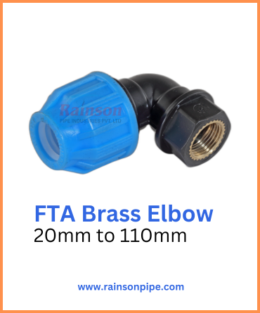 Compression Fitting FTA Brass Elbow