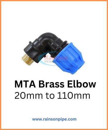 Compression Fitting MTA Brass Elbow
