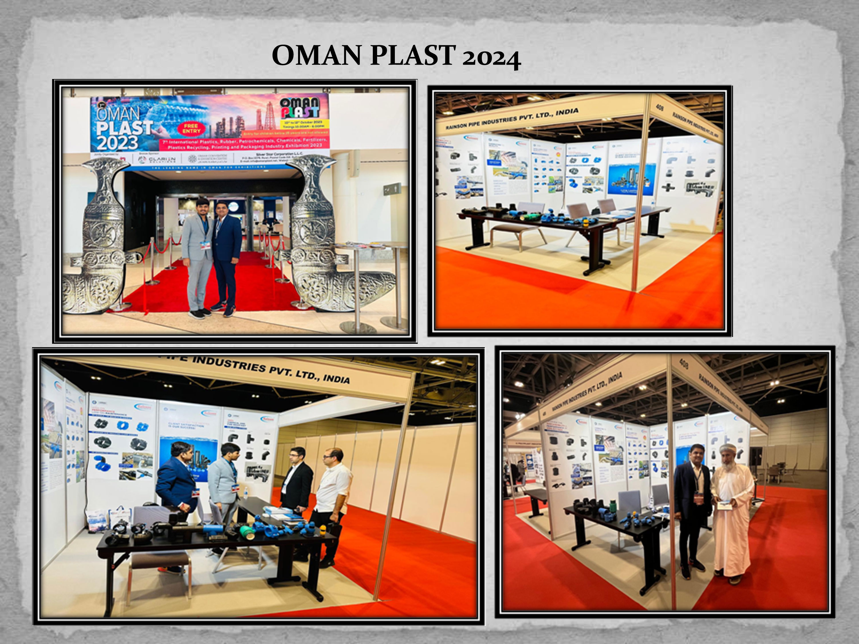 Rainson Pipe Industries at Oman Plast 2024 — Taking Indian Quality to the Global Stage